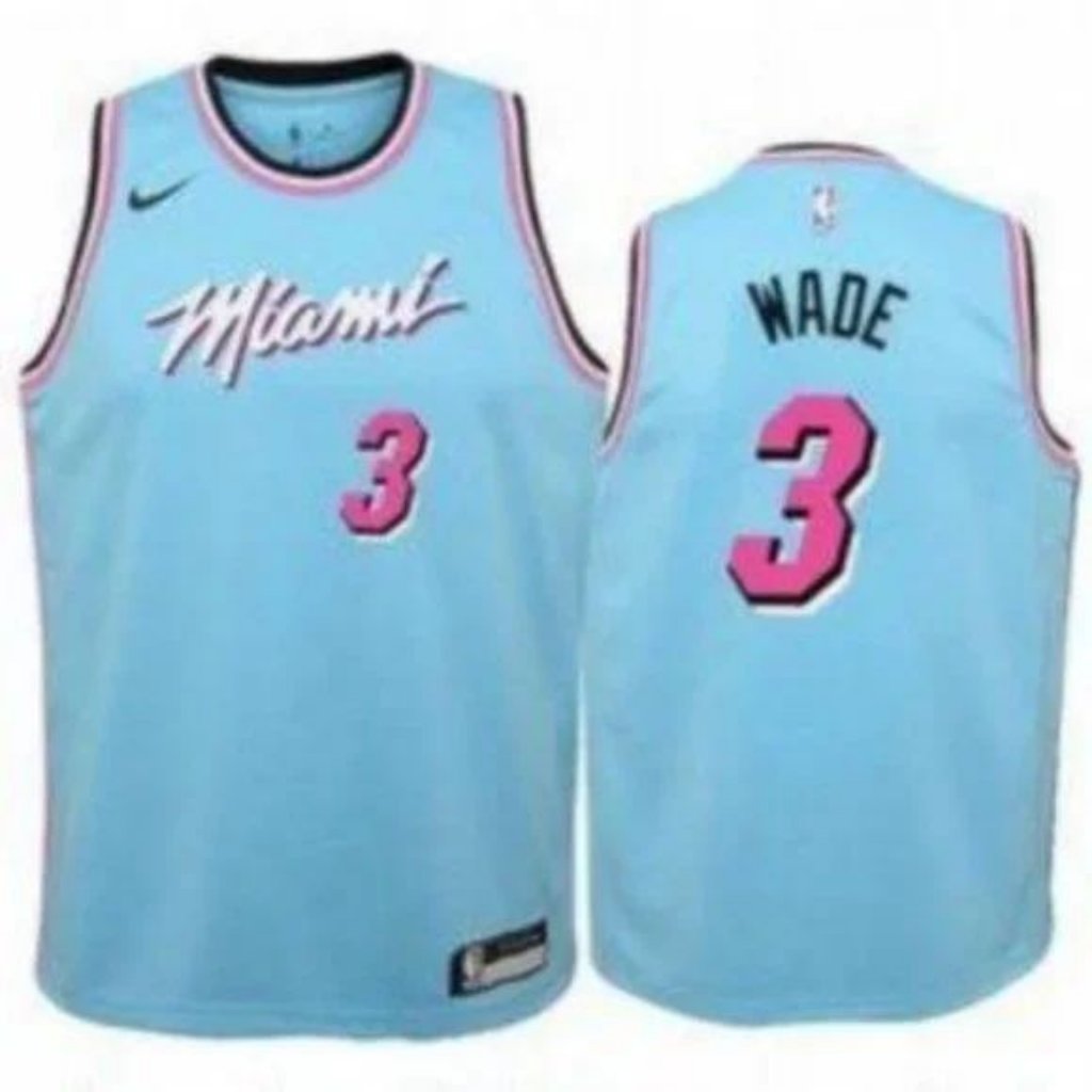 Youth Miami Heat Dwyane Wade City Jersey